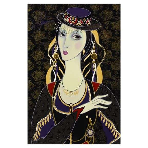 Royal Pose Green by Martiros Manoukian