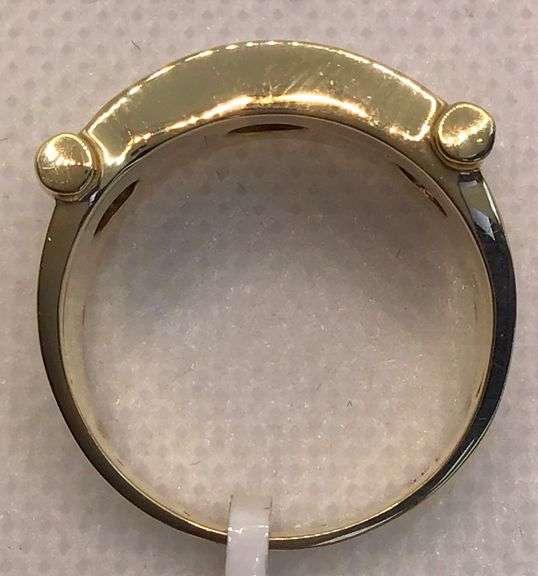 GORGEOUS AND ELEGANT 14K YELLOW GOLD MEN’S DIAMOND RING