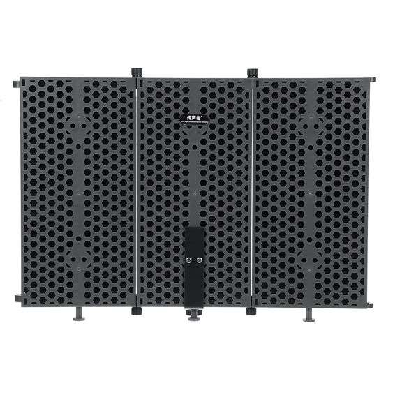 Foldable Microphone Acoustic Isolation Shield