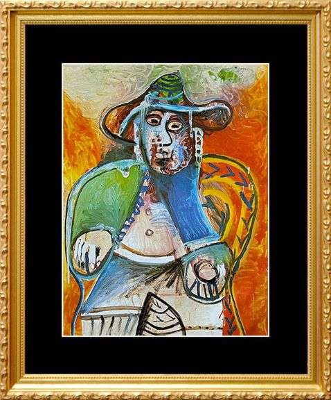 Collectible Pablo Picasso, Seated Old Man