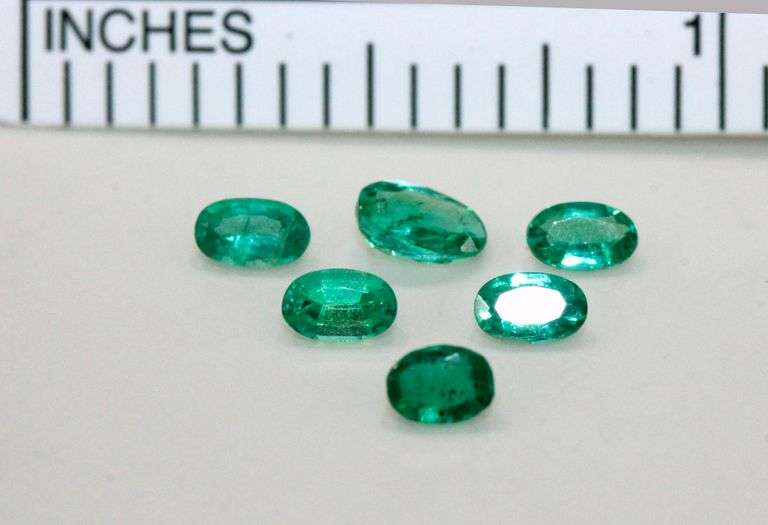 Intense Natural Emerald Lot