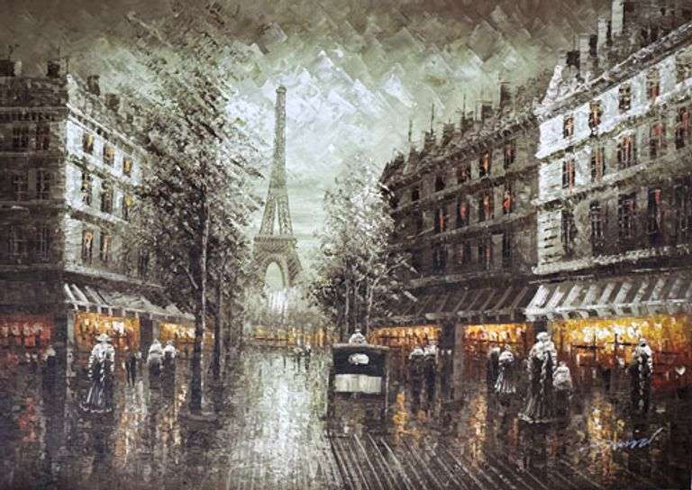 UNIQUE BEAUTIFUL PAINTING ON CANVAS