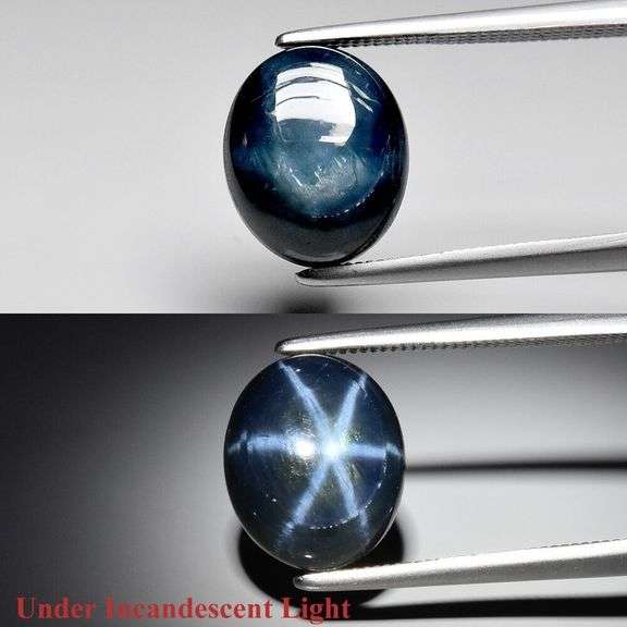 Stunning 5.69ct royal blue Star Sapphire