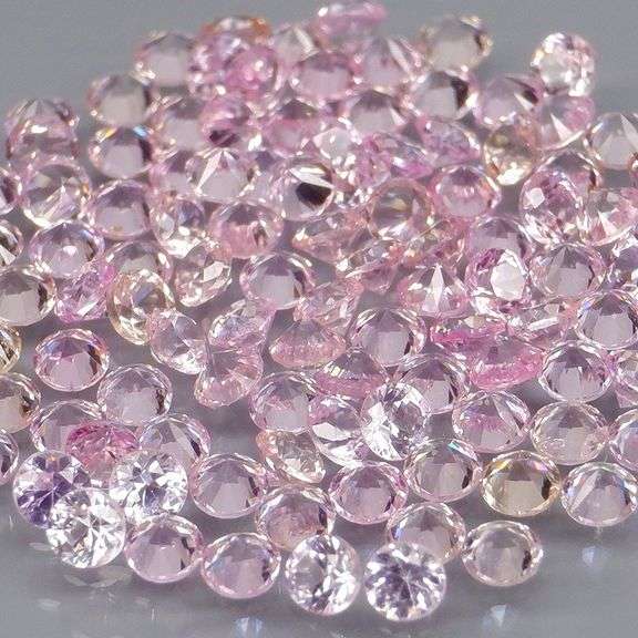 Rare heated only 3ct pink Sapphire set