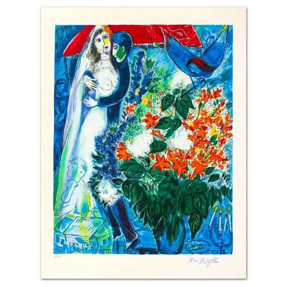 Maries Sous Le Baldaquin by Chagall