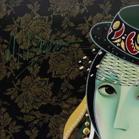 Royal Pose (Green) by Martiros Manoukian