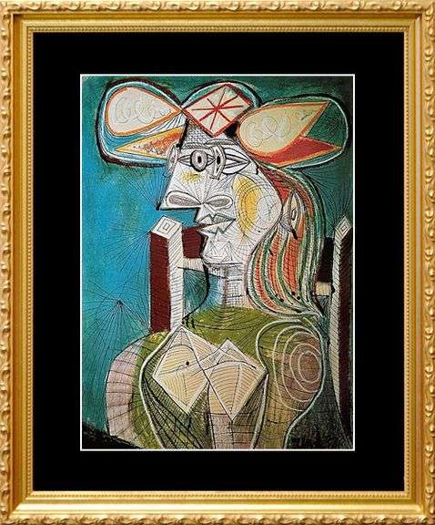 Collectible Pablo Picasso, Seated Woman