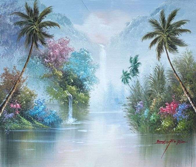 ONE OF A KIND OIL PAINTING ON CANVAS