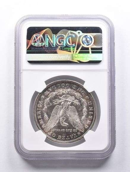 MS65 1882-S Morgan Silver Dollar NGC Beautifully Toned