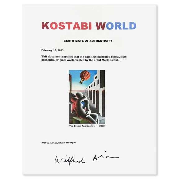 The Dream Approaches by Kostabi