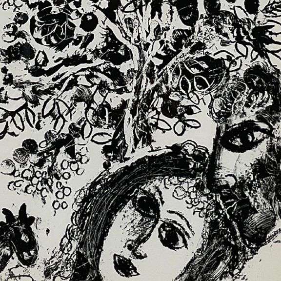 Le Couple Devant L'arbre by Chagall