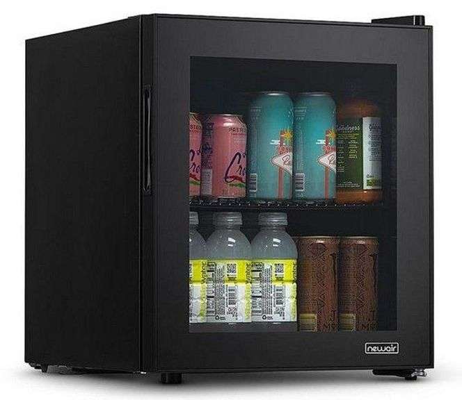 Newair 60 Can Freestanding Mini Fridge with Glass Door