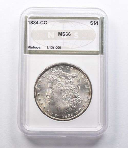 MS66 1884-CC Morgan Silver Dollar NGS