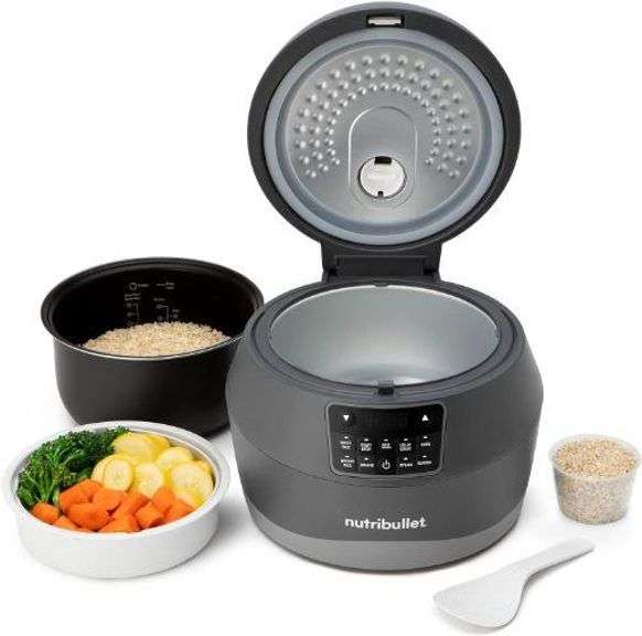 NutriBullet Every Grain 10-Cup Rice & Grain Cooker (RNBG50100)