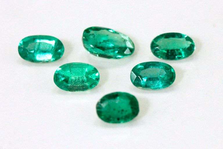 Intense Natural Emerald Lot