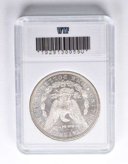 MS64 1880-S Morgan Silver Dollar World Trade Foundation
