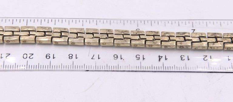 Vintage 925 sterling silver signed heavy bracelet