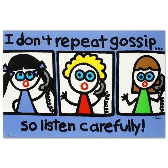 I Don't Repeat Gossip by Todd Goldman