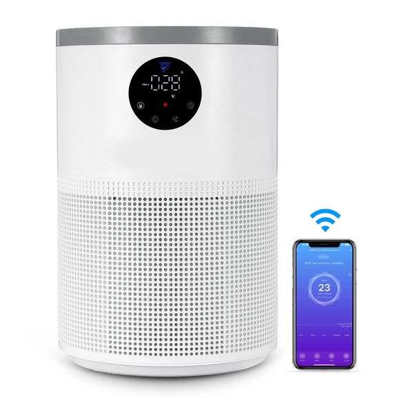 Smart Air Purifier with WiFi and PM2.5 Monitor