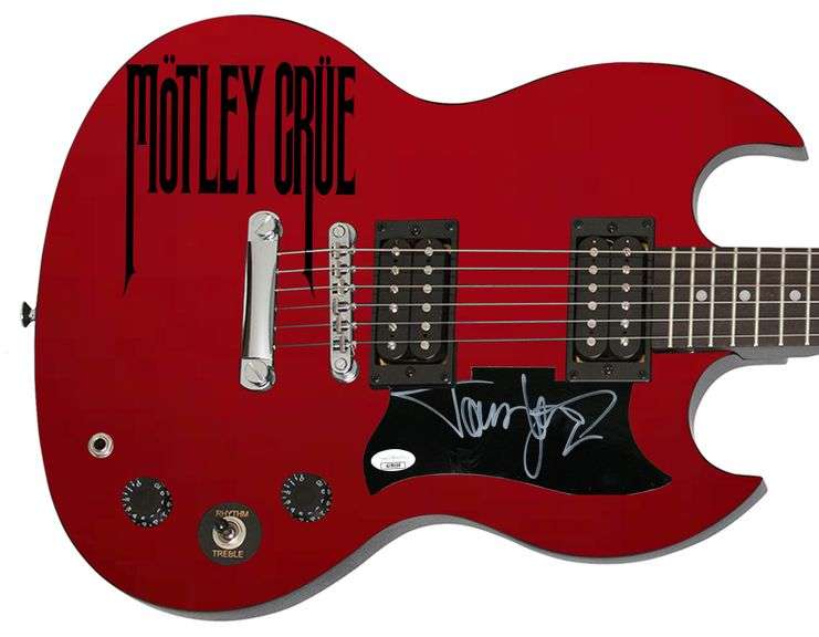 Tommy Lee of Motley Crue Signed Guitar