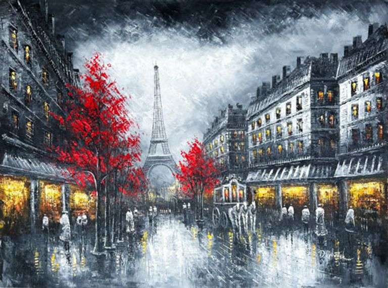 UNIQUE BEAUTIFUL PAINTING ON CANVAS