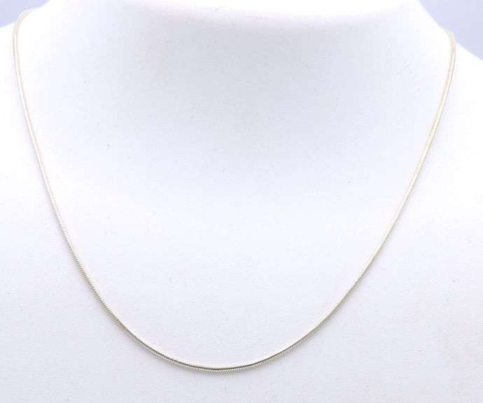 Italian 925 sterling silver snake chain necklace