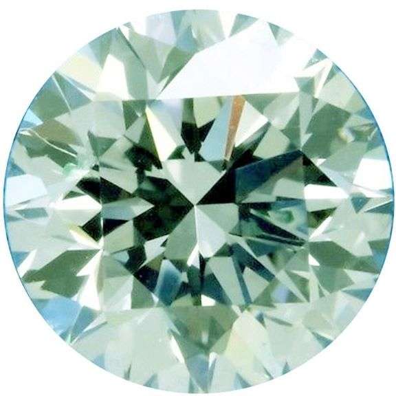 3.22 Ct. Mint Green VVS1 Simulated Lab Diamond