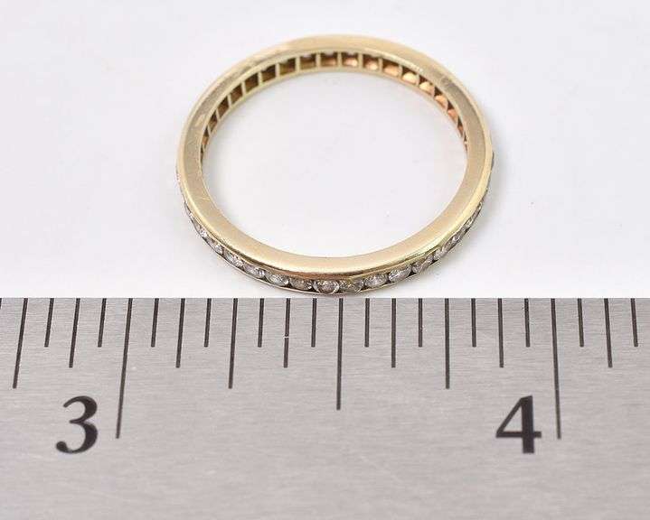 Fantastic 14K Yellow Gold Diamond Band Ring