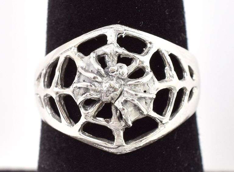 Sterling Silver Spider Ring