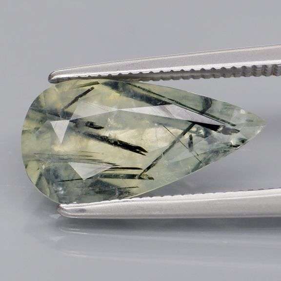 Superb 2.59ct rutilated Prehnite