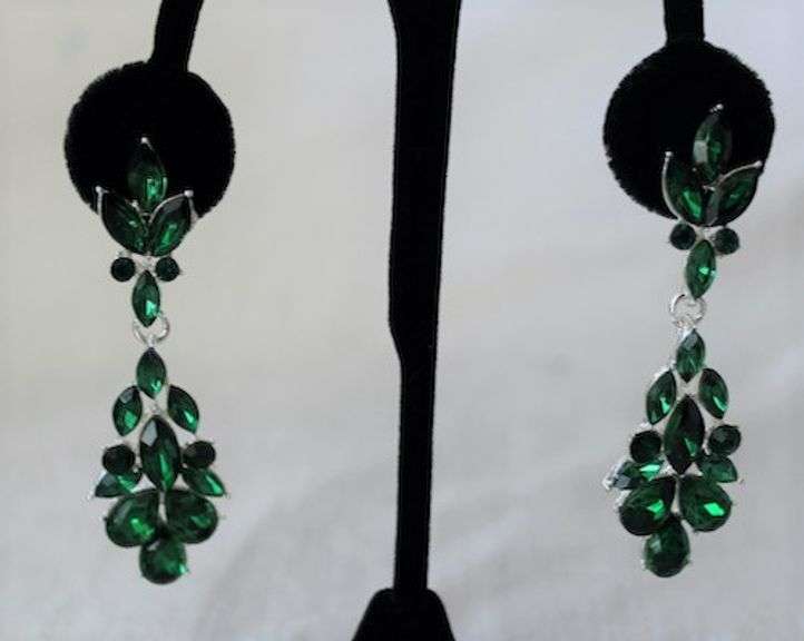 Emerald Color of Fashion Jewelry Earrings