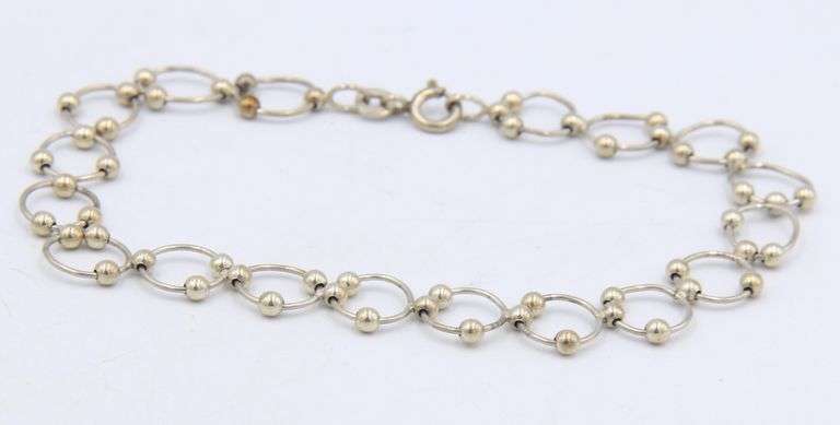 Group lot of 4 vintage 925 sterling silver bracelets