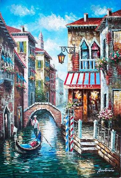 ONE OF A KIND BEAUTIFUL PAINTING ON CANVAS