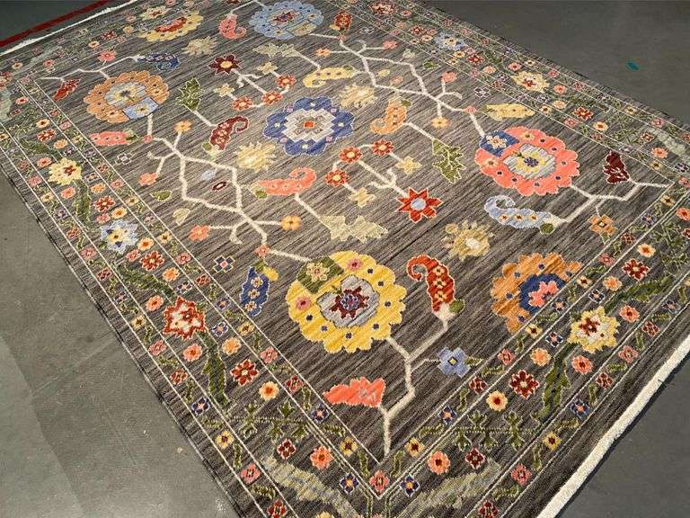 Wool Rug in Happy Colors 6x8