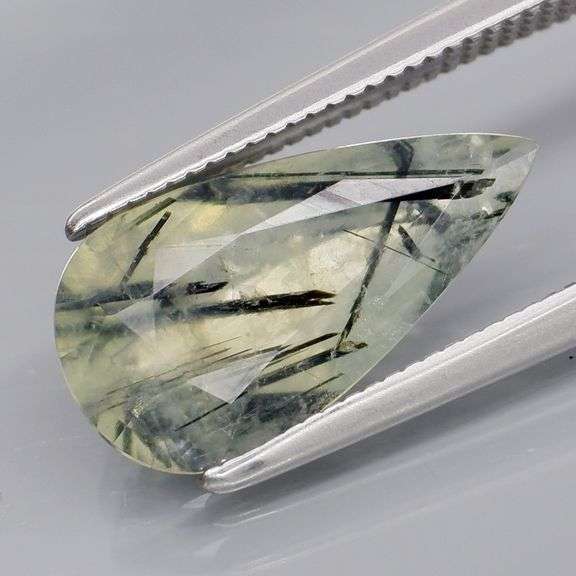 Superb 2.59ct rutilated Prehnite
