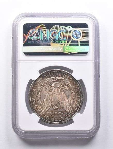 MS65 1881-S Morgan Silver Dollar NGC Beautifully Toned