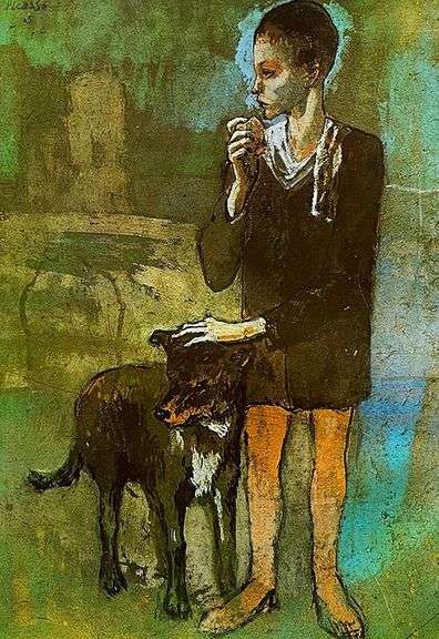 Collectible Pablo Picasso, Boy with a Dog
