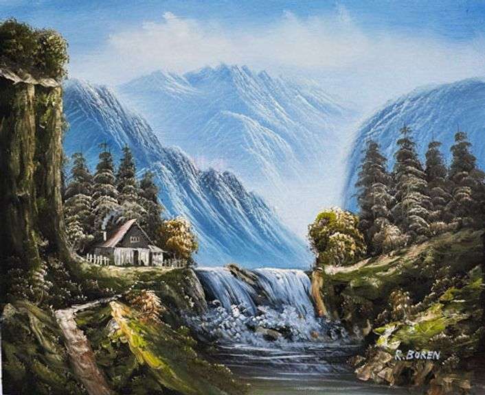 UNIQUE AND BEAUTIFUL PAINTING ON CANVAS