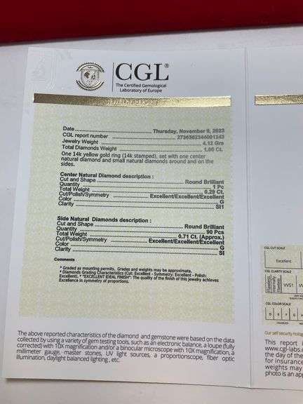 CERTIFIED BRAND NEW 14K GOLD DIAMOND ENGAGEMENT RING
