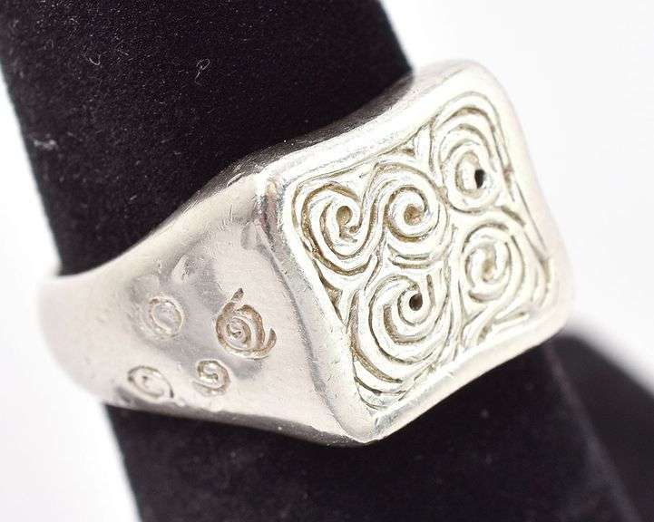 Sterling Silver Swirl Ring