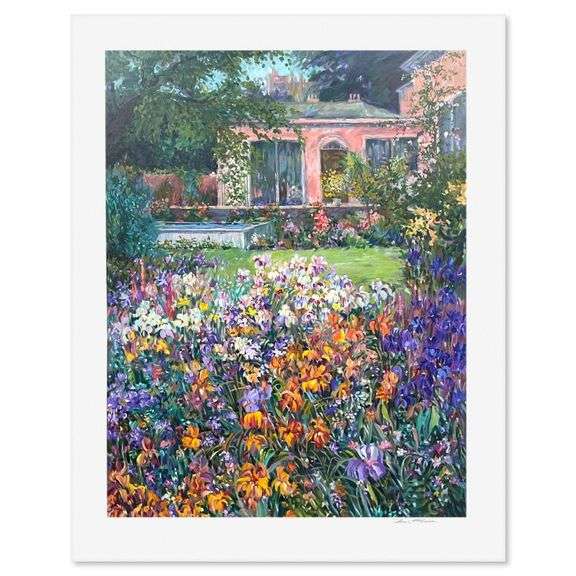 Parisian Courtyard by Henri Plisson