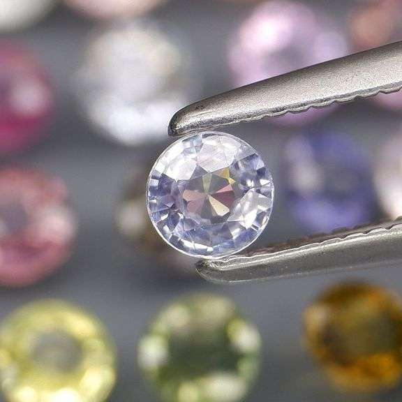 Glittering UNHEATED 20 piece 3.94ct fancy color Sapphire set