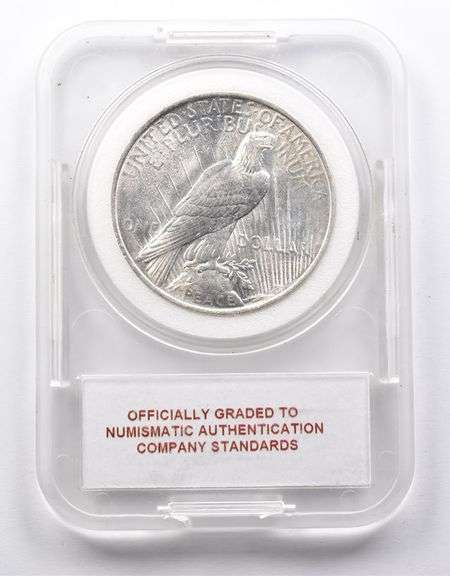 MS67 1923 Peace Silver Dollar NAC