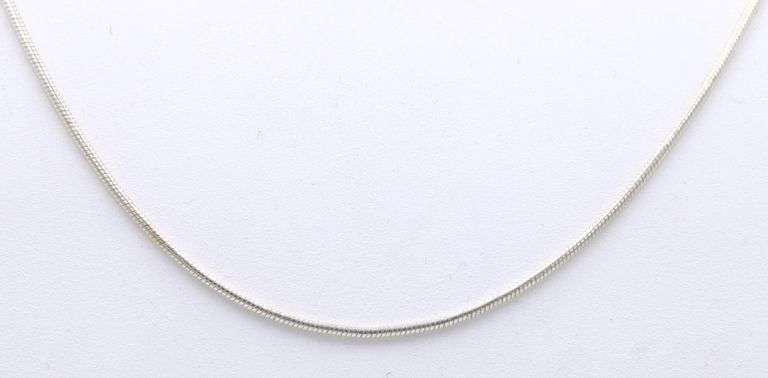 Italian 925 sterling silver snake chain necklace