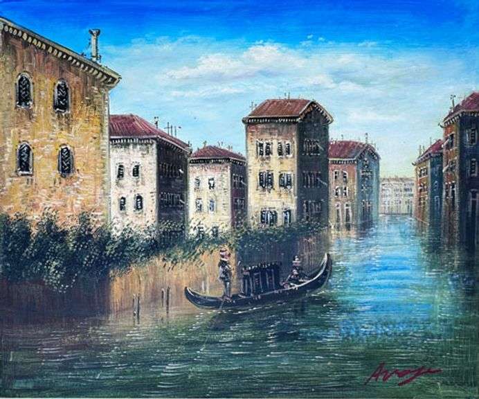 ONE OF A KIND OIL PAINTING ON CANVAS