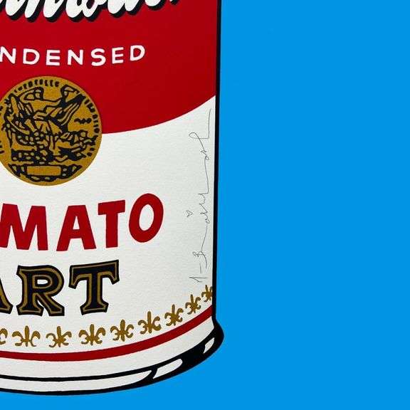 Tomato Pop (Blue) by Mr Brainwash