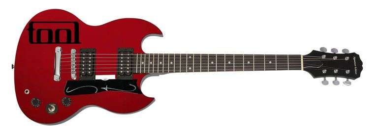 Maynard James Keenan of Tool Signed Electric Guitar