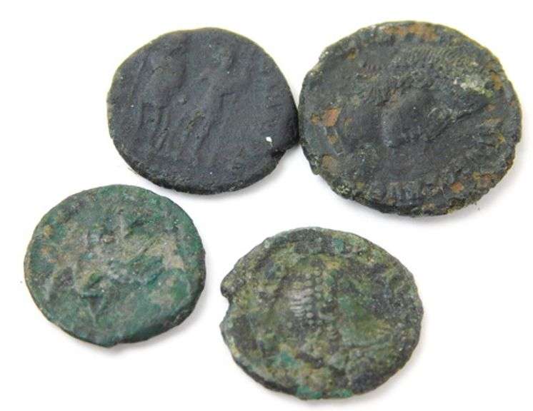 4 Early Roman Crusader Coins