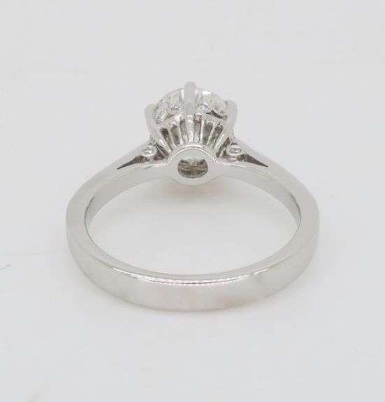 1.89CTW Diamond Ring Made in 18k White Gold