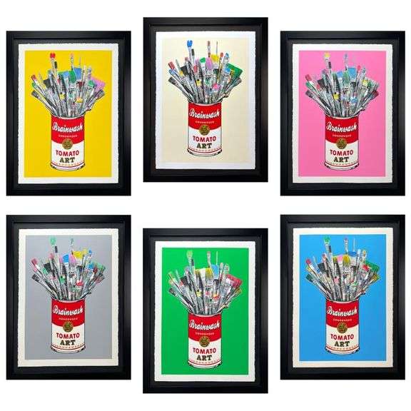 Tomato Pop Set by Mr Brainwash